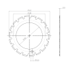  Artikelbild 2 des Artikels “Kreismesser 62 x 40 x 0,5 “