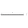  Artikelbild 2 des Artikels “Maschinenmesser 350 x 20 x 1 “