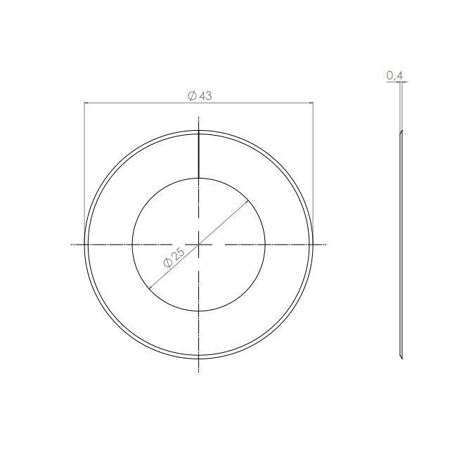  Artikelbild 2 des Artikels “Kreismesser 43 x 25 x 0,4 “