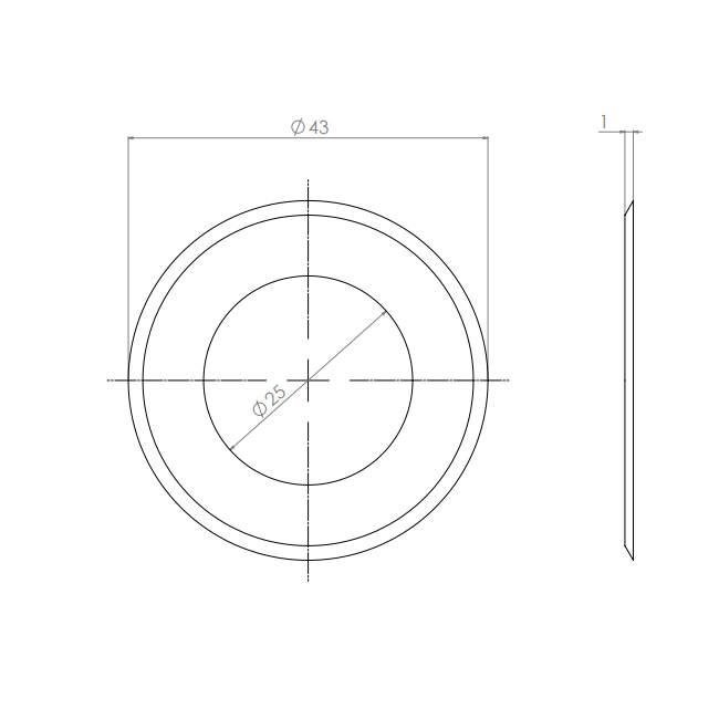 Artikelbild 2 des Artikels “Kreismesser 43 x 25 x 1 “