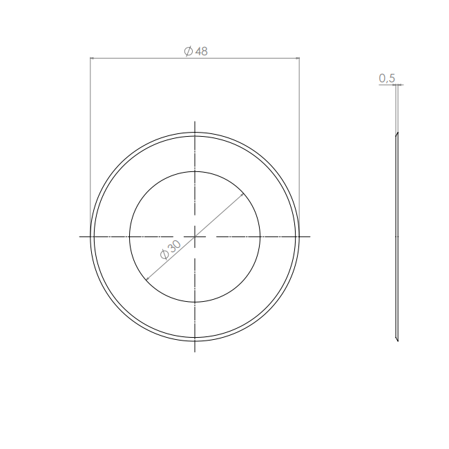  Artikelbild 2 des Artikels “Kreismesser 48 x 30 x 0,5 “