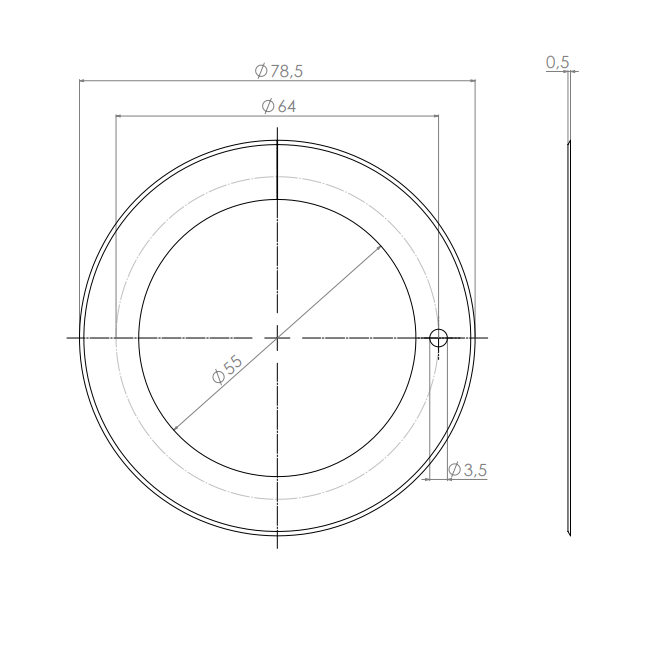  Artikelbild 2 des Artikels “Kreismesser 78,5 x 55 x 0,5 “