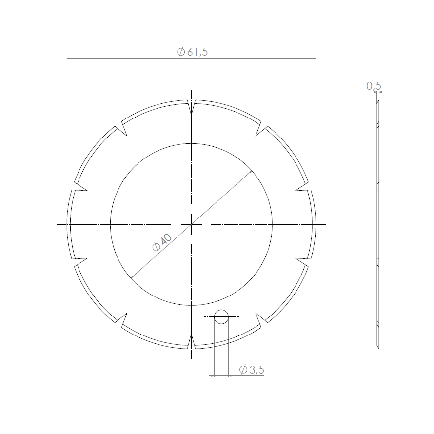  Artikelbild 2 des Artikels “Kreismesser 61,5 x 40 x 0,5 “