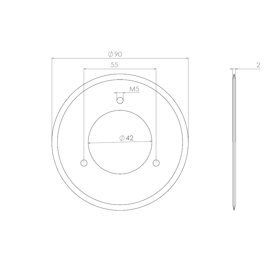 Artikelbild 2 des Artikels “Kreismesser 90 x 42 x 2 “