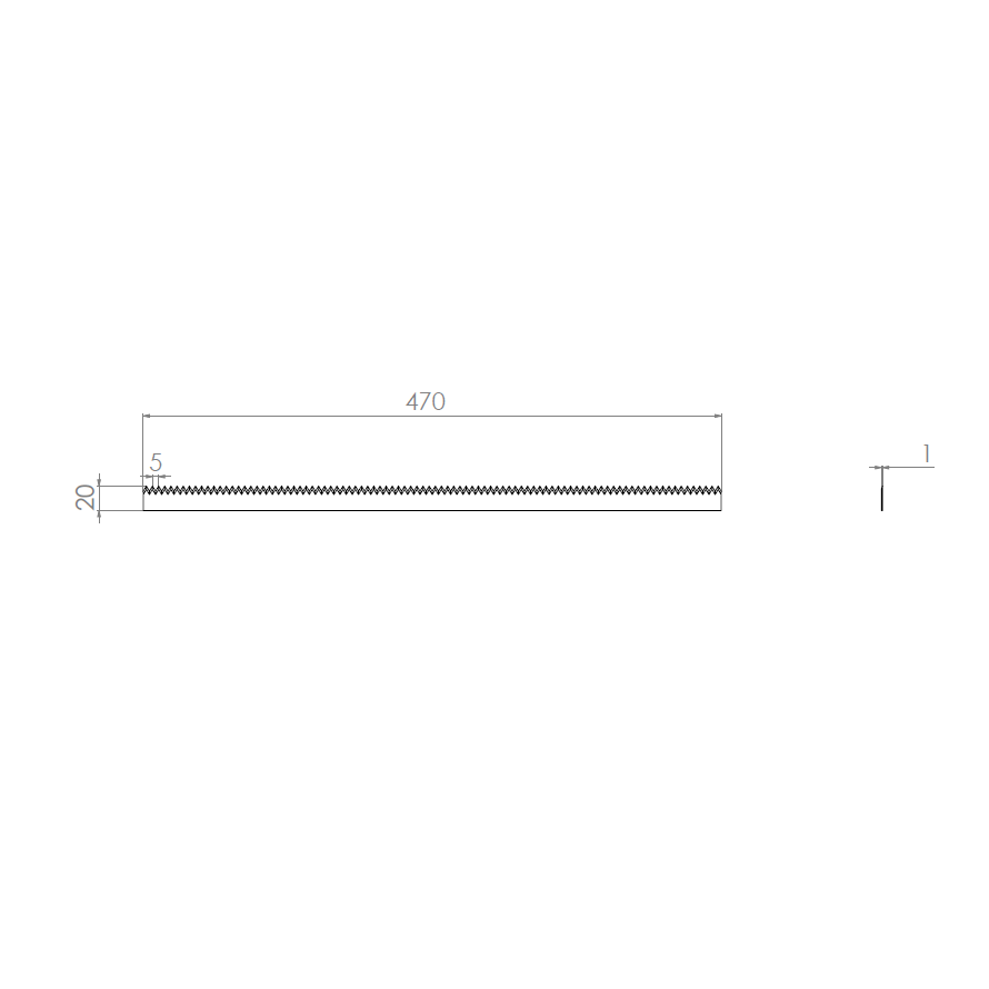  Artikelbild 2 des Artikels “Maschinenmesser 470 x 20 x 1 “