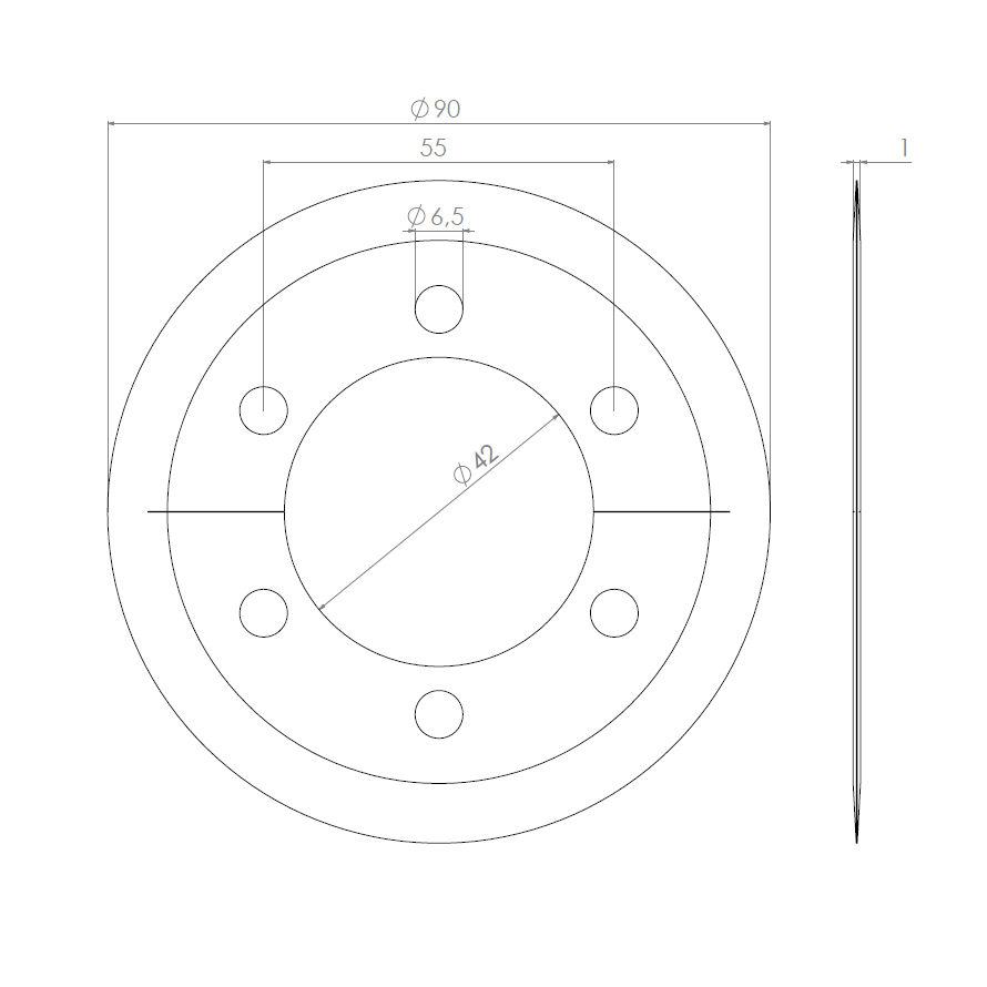  Artikelbild 2 des Artikels “Kreismesser 90 x 42 x 1 “